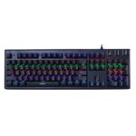 کیبورد سیم دار مکانیکال مخصوص بازی دی-نت مدل DT983 RGB - تصویر 2