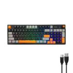 کیبورد گیمینگ دی نت مدل DT-984 با سیم RGB دار - تصویر 3